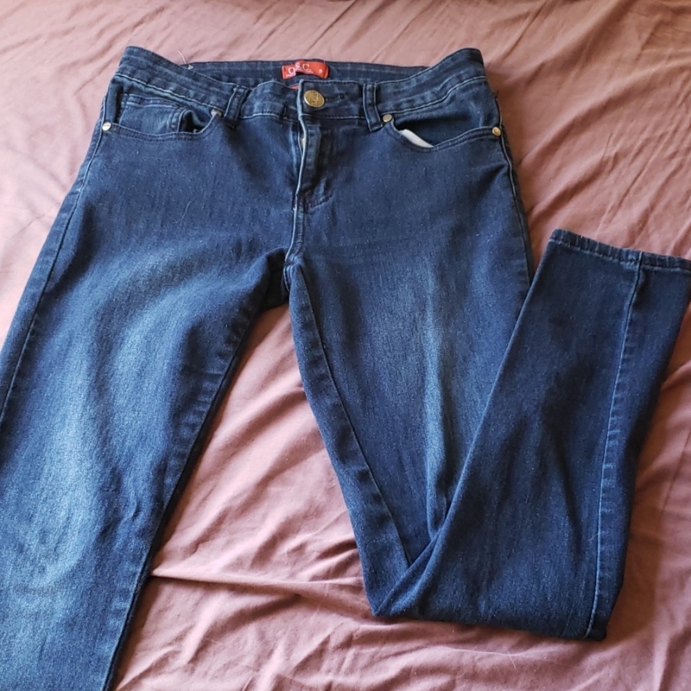 Cotton Blend Skinny Jeans
